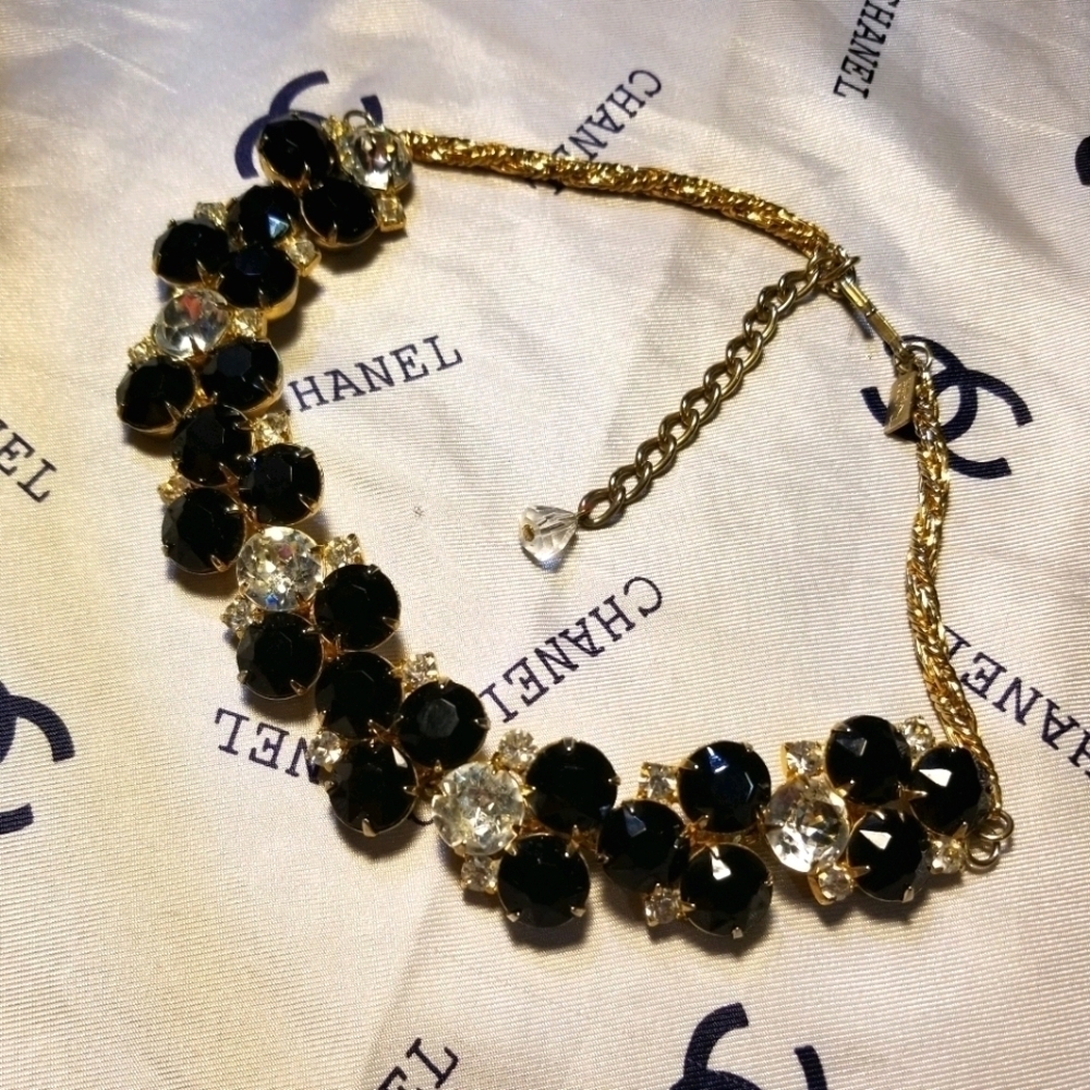 DESIGNER REINAD 5th Ave Crystal RS Necklace Vintage - Picture 7 of 8